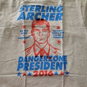 Sterling Archer Graphic Tee Size Large NEW